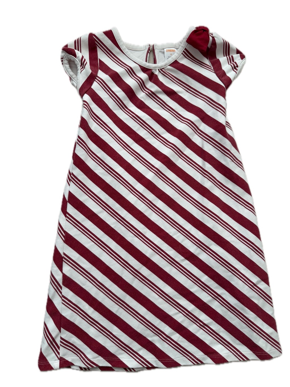 Gymboree Candy Cane Stripe Holiday Dress Girls Size 6